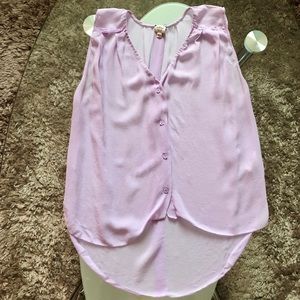 💜 Aritzia Wilfred Lilac Silk Blouse 💜